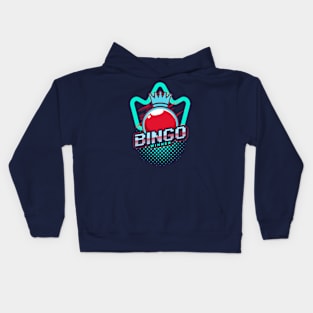 Bingo Winner Crown Kids Hoodie